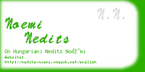 noemi nedits business card